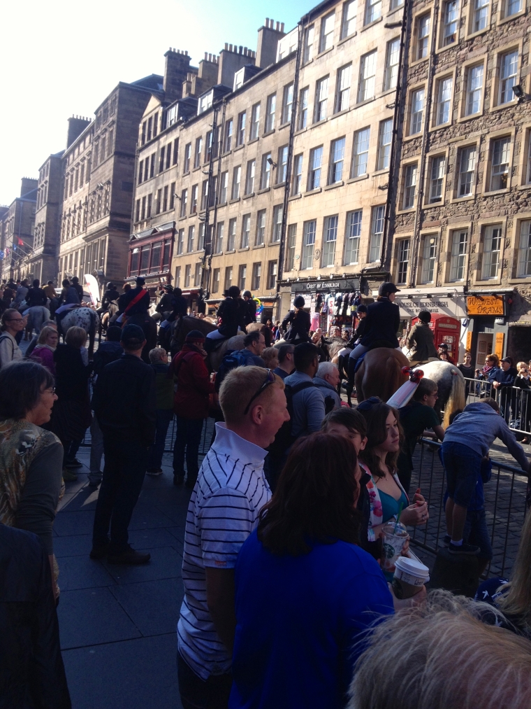 Riding of the Marches along the Royal Mile